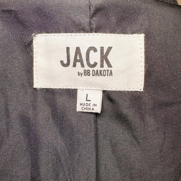 Jack by BB Dakota Leopard Faux Fur Bomber Jacket, Sz L - Picture 6 of 7